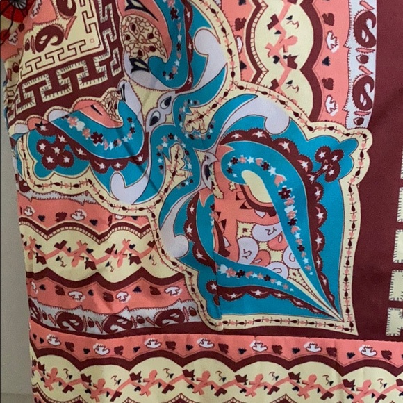 Latiste By Amy Vintage Boho Print Maxi Dress with Pearl - Picture 9 of 13